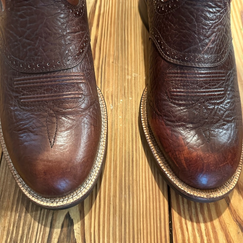 Twisted X Brown Cowboy Western Boots with Traditional Stitching